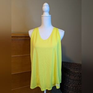 UnderArmour fluorescent braided running tank XL